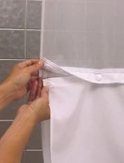 "Zero" Shower Curtain - Replacement Liner 70" x 57"