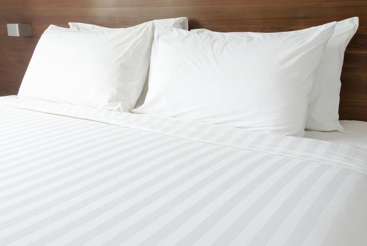 Duvet Cover with White Stripe