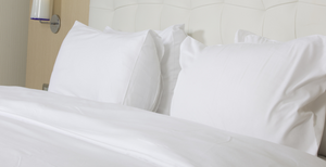 T-250 Percale Bed Sheets - White