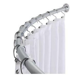 Adjustable Curved Shower Curtain Rod