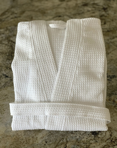 ***OUT OF STOCK***True Essentials® Waffle Weave 100% Ring Spun Hotel Bath Robe